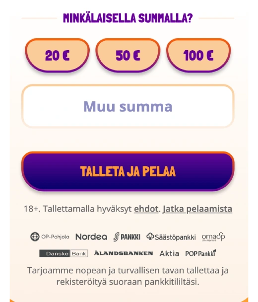 Rekisteröityminen Pelikaani Kasino 